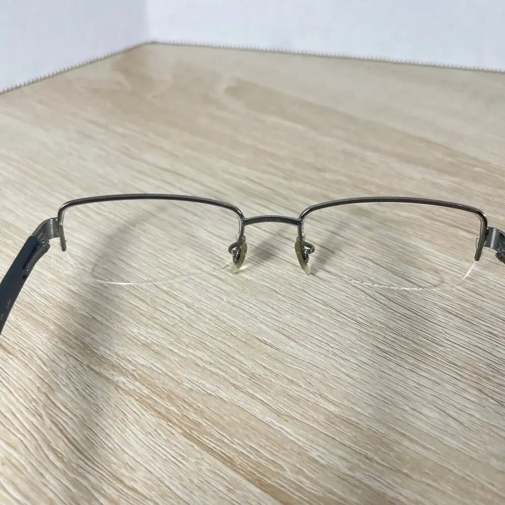 Ray-Ban RB6264 2502 Eyeglasses Half Rim FRAMES ONLY 51-18-135 Black Silver